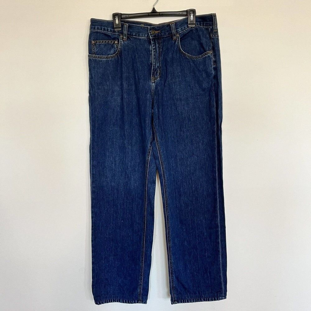 Tommy Bahama Mens Classic Fit Straight Leg Jeans 38X34 (36x32) Medium Wash Soft‎